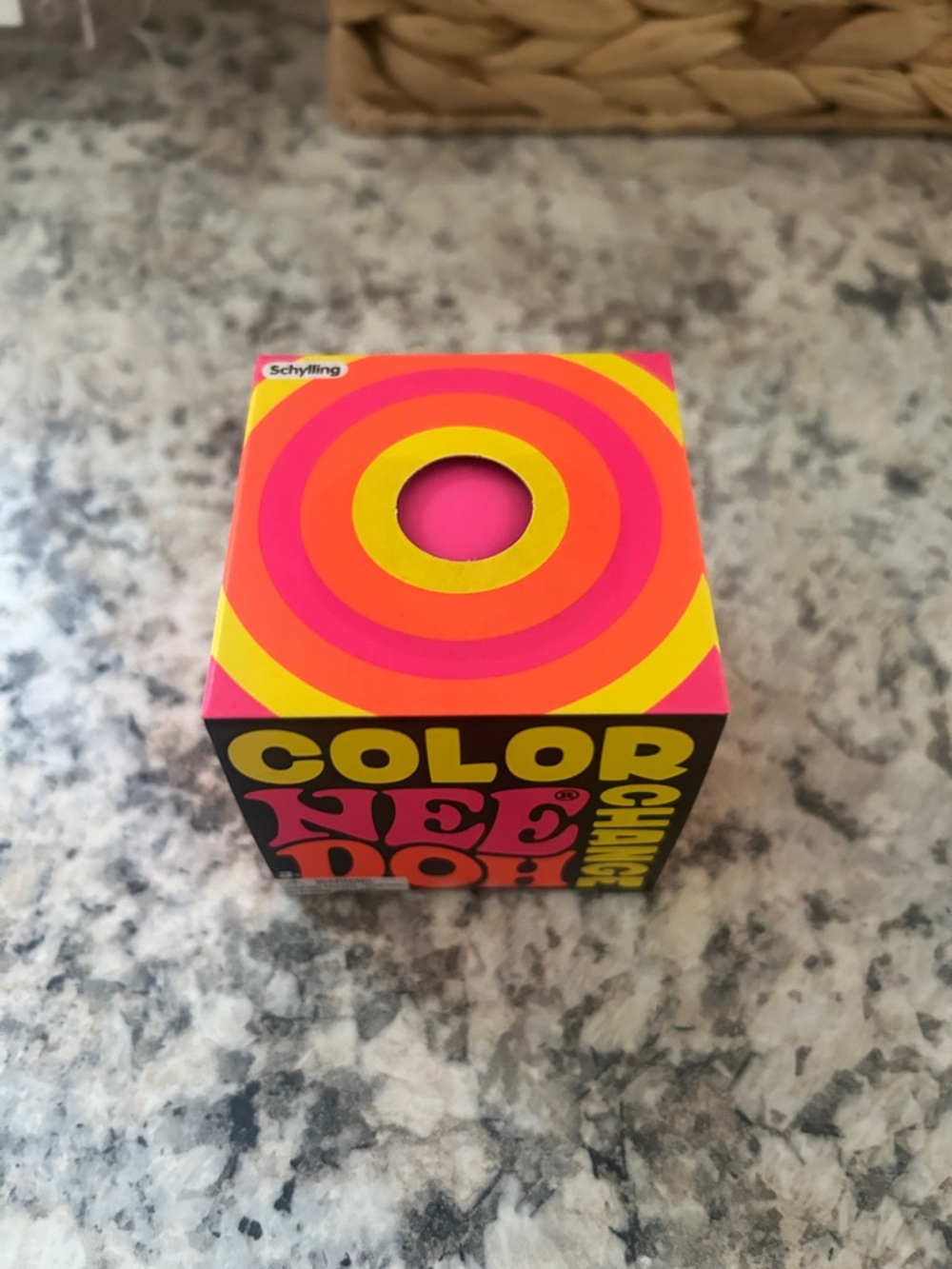 NeeDoh Color Change Ball Pink Schylling Squishy Fidget Toy